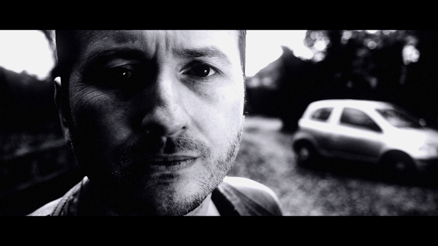 James Fisher as Jonah outside the home of Madam DeVerge, Caversham, November 2011 Reading Berks - Black Smoke Rising
