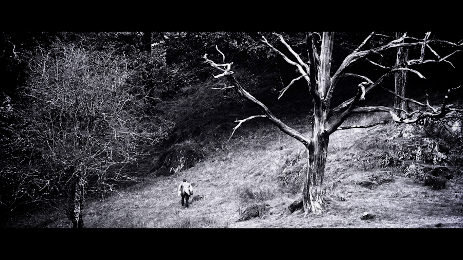 James Fisher as Jonah, Climbing the Mountain at Grasmere Lake District, October 2011 - Black Smoke Rising